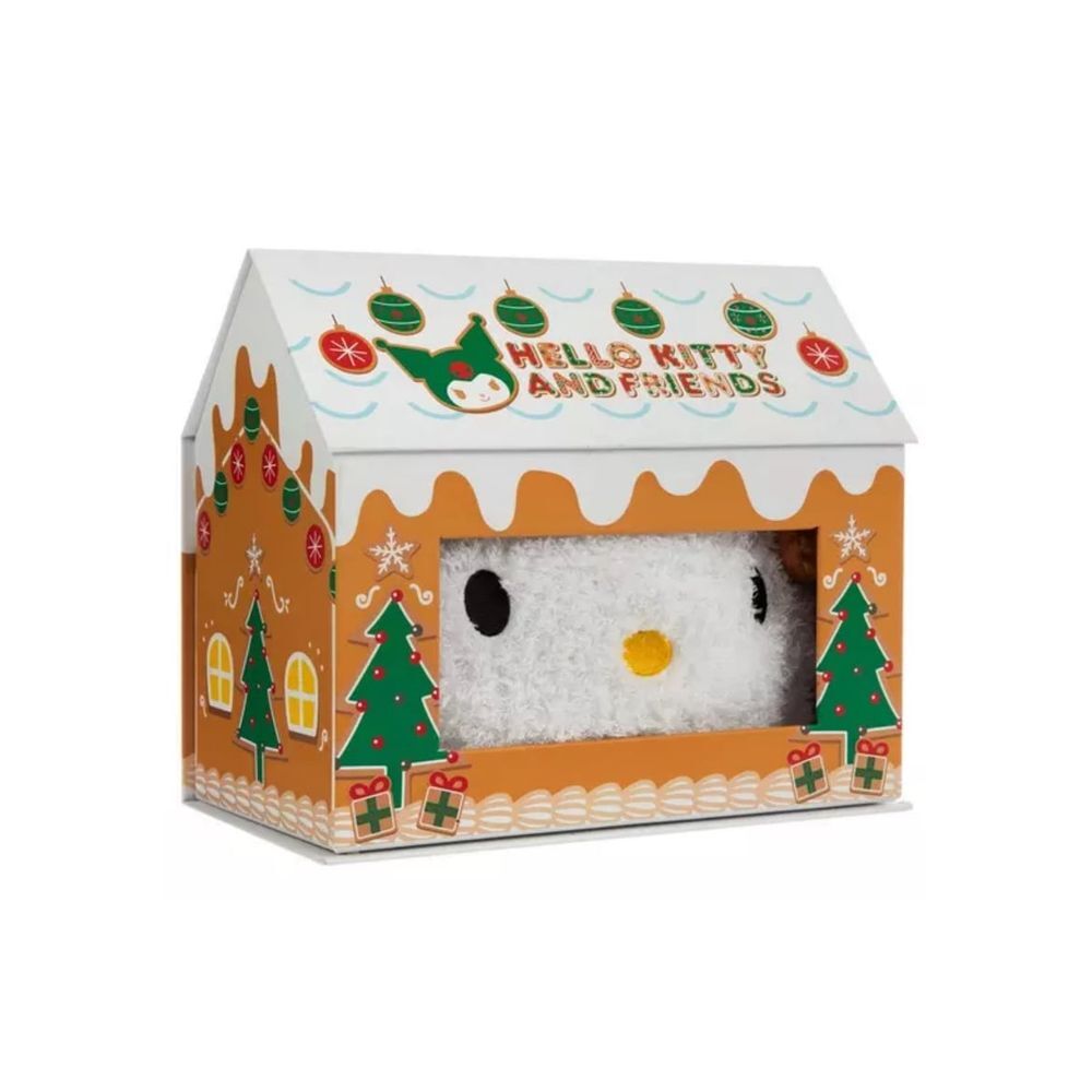 Hello Kitty Inside Gingerbread House Plush